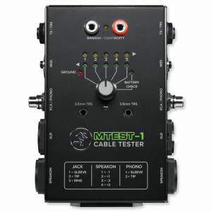 Mackie Kabeltester Mtest-1 für 7 Anschlusstypen