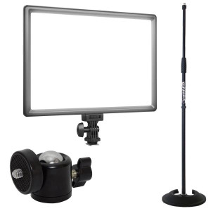 Neewer Dauerlicht NL192AI LED Flächenleuchte mit Stativ und Kugelgelenk