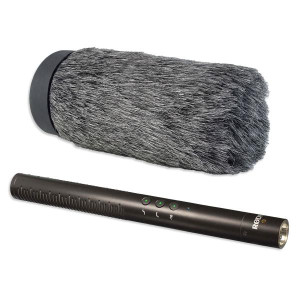 Rode Mikrofon NTG-4+ Plus Richtmikrofon mit keepdrum Fell-Windschutz