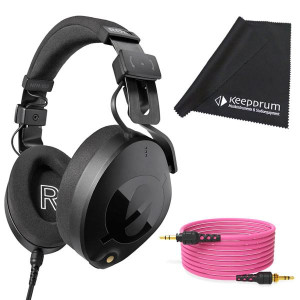 Rode NTH-100 Kopfhörer mit 2.4m Kabel Pink mit Tuch