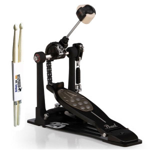 Pearl Fußmaschine P-2050C/B Eliminator Limited Edition mit Schlagzeugstöcke 1 Paar