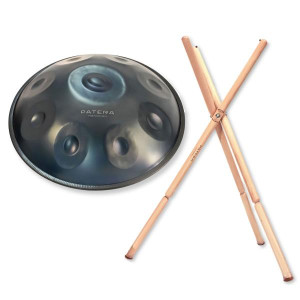 Patera Handpan HPEM-3 E-Minor mit Handpan-Ständer