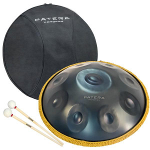 Patera Handpan HPEM-3 E-Minor mit Schlägel