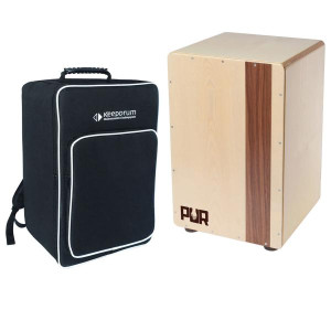 PUR Cajon PC1259 Compact QS Nuss mit Tasche
