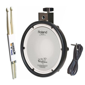 Roland PDX-8 V-Drum Pad 10 Zoll mit Schlagzeugstöcken