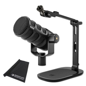 Rode Mikrofon Podmic USB mit DS-3 Tisch-Stativ und Tuch