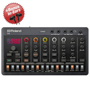 Roland Aira T-8 Beat Machine Drum-Computer + Bonus In-Ear Kopfhörer