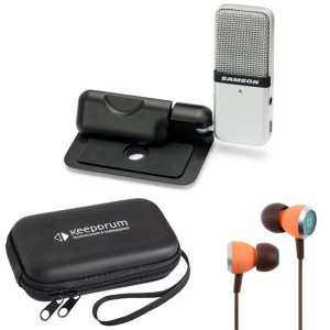 Samson Go Mic Mikrofon mitOhrhörer mitTasche