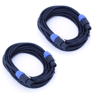 keepdrum SC004 Boxenkabel Speakon-Kabel 10m 2 Stück