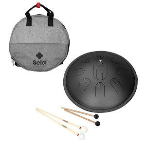 Sela SE 380 Melody Tongue Drum Schwarz mit Schlägel