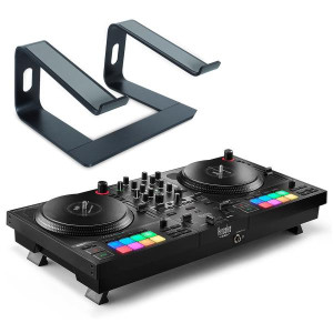 Hercules DJ Control Inpulse T-7 mit Laptopständer BK