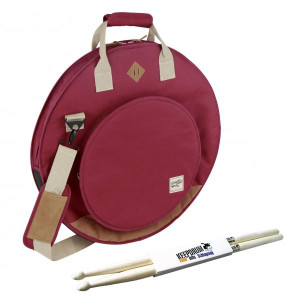 Tama TCB22WR Beckentasche 22 Zoll mit Schlagzeugstöcken