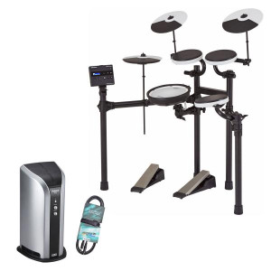 Roland E-Drum TD-02KV Schlagzeug mit Monitor-Box und Kabel