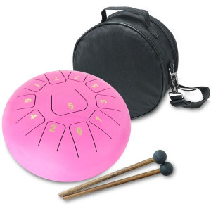 keepdrum Zungentrommel TD8PK Tongue Drum 11 Töne Pink B-Ware