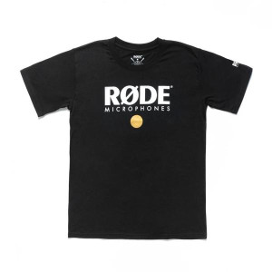 Rode Logo T-Shirt Schwarz