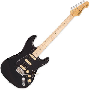 Vintage E-Gitarre V6HMBB Reissued Boulevard Black