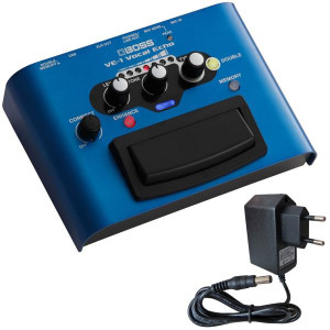 Boss Effektgerät VE-1 Vocal-Echo für Gesang mit Netzteil