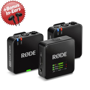 Rode Mikrofon-Funksystem Wireless GO Gen 3 + Bonus In-Ear Kopfhörer