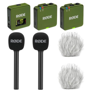 Rode Mikrofon-Funksystem Wireless GO Gen 3 Moss Khaki Interview Set 2