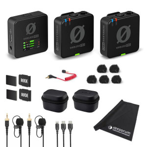 Rode Wireless Pro Drahtlos-Mikrofonset mit Tuch