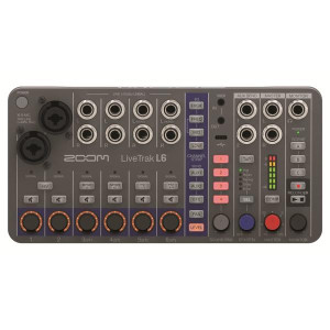 Zoom Mischpult LiveTrak L-6 Digitaler Mixer