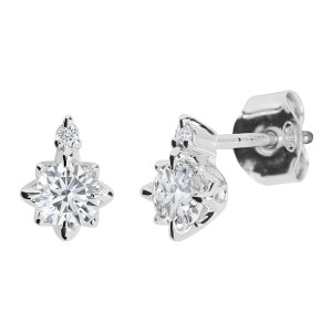Kohinoor Rosa timanttikorvakorut valkokulta 0,52 ct 143L-260V-57