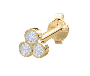 Nordahl Jewellery PIERCE52 timanttikorvakoru 3mm 314 207BR5