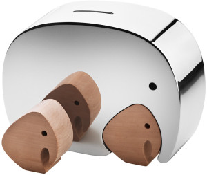 Georg Jensen Moneyphant With Twins säästölipas 3580045 1x Kirk, 1x Pink, 1xSin