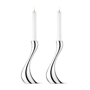Georg Jensen Cobra Large kynttilänjalat 2 kpl 3586695