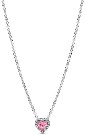 Pandora Timeless pinkki sydänkaulakoru 398425C02-45