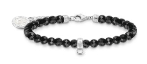 Thomas Sabo Charm Club Charmista onyx keräilyrannekoru A2141-130-11-L19v