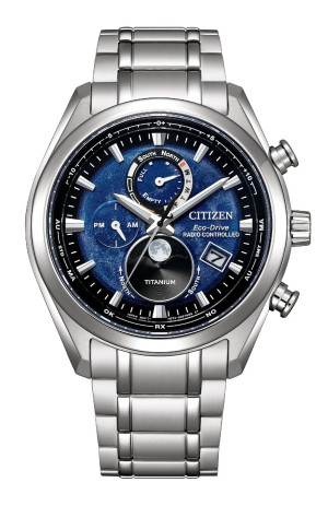 Citizen Radio Controlled Eco-Drive Tsukiyomi Moonphase BY1010-81L