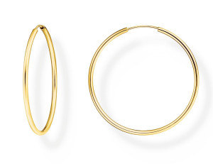 Thomas Sabo Medium hoop 18-karaatin kullatut korvarenkaat CR728-413-39