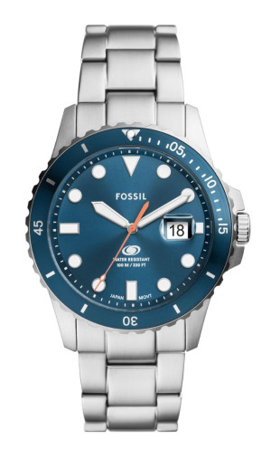 Fossil Blue Dive 3-hands Silver FS6050