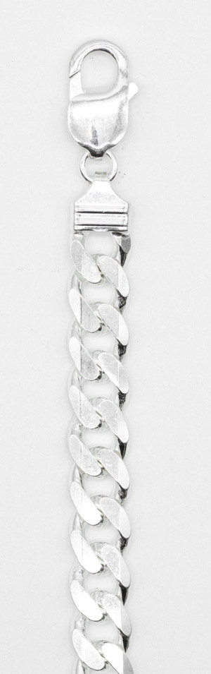 Muut Hopeinen panssariranneketju 9.2 mm 22 cm PANS250-22