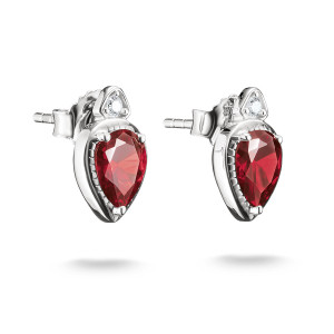Thomas Sabo ELYNDRA punaiset hopeakorvakorut 12 mm H2333-051-10