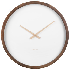 Karlsson seinäkello Ancho dark wood large 50 cm KA5928DW
