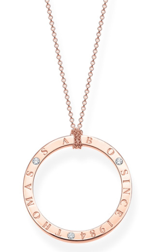 Thomas Sabo Sparkling circles rose kaulakoru KE1877-416-14-L90