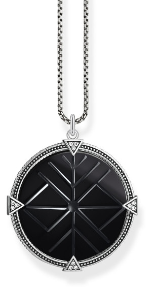 Thomas Sabo kaulakoru vintage coin black KE1998-508-11-L50V
