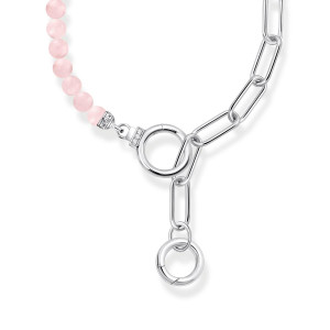 Thomas Sabo Glam & Soul Cosmic Amulet rose quartz silver kaulakoru KE2193-035-9-L47v
