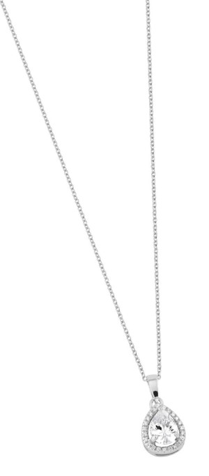 Lykken Casuals halo pisara hopeakaulakoru 42+3 cm