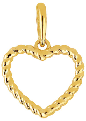 Lykken Hearts kultainen sydänriipus
