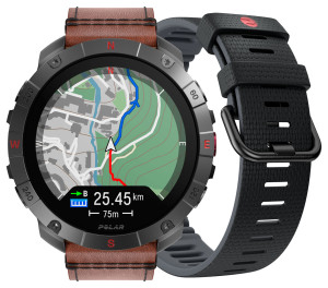 Polar Grit X2 Pro Titanium Leather Bronze M/L 1x Kirk, 1x Pink, 1xSin