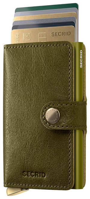 Secrid Premium Miniwallet Basco Olive+ Basco Olive