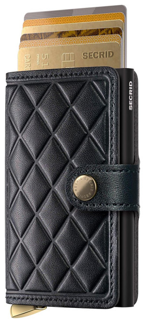 Secrid Premium Miniwallet Emboss Diamond Black+ Emboss Diamond Black