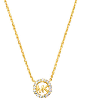 Michael Kors Premium 14-karaatin kullattu MK hopeakaulakoru MKC1726CZ710 1x Kirk, 1x Pink, 1xSin