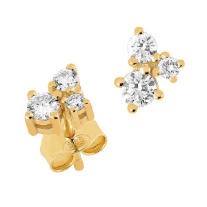 Sandberg Aamukaste timanttikorvakorut 0.32ct V-333k