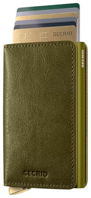 Secrid Premium Slimwallet Basco Olive+ Basco Olive