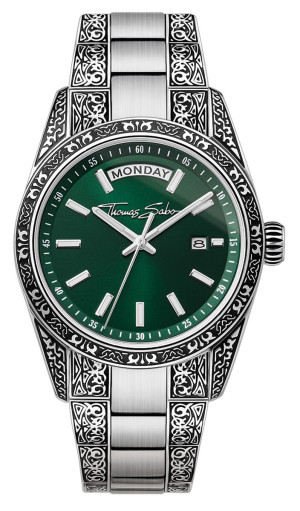 Thomas Sabo Revive Smoke Green WA0426-201-201-36 mm