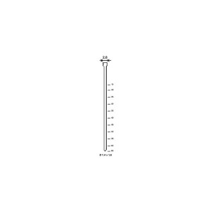 Kicloutou Pointes TH Brads 25 mm Inox - Boite de 5000
